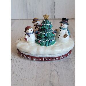 New creative snowman there's no place like home Xmas tree figure Elaine